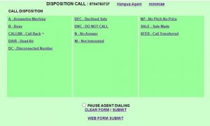 CallDisposition